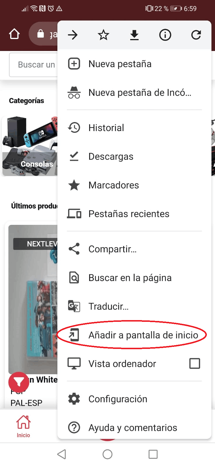 instalacion app
